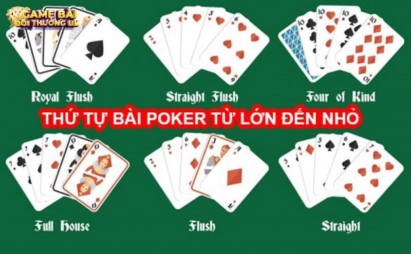Thứ tự Poker | Bí mật chiến thắng cho mọi tay chơi