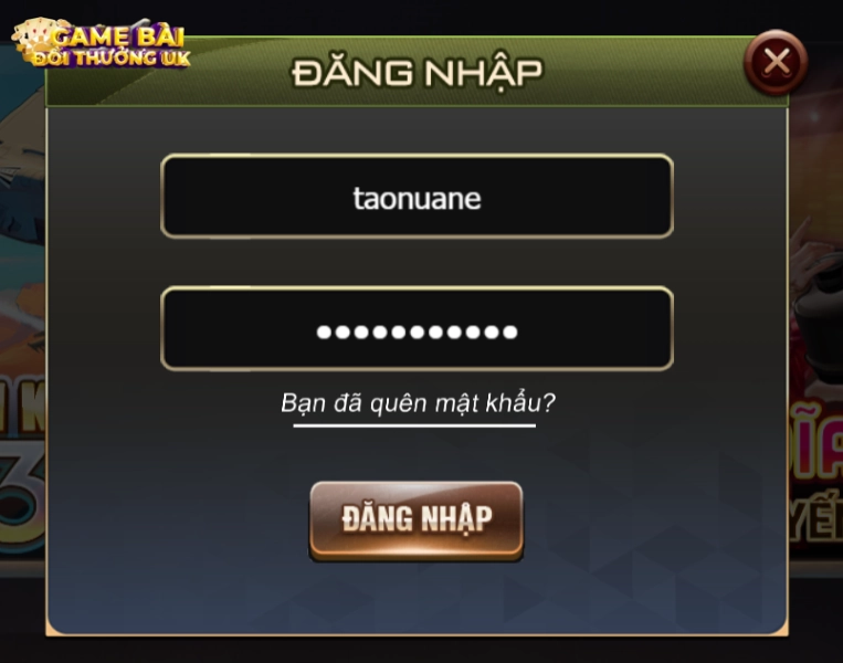 đăng nhập b52