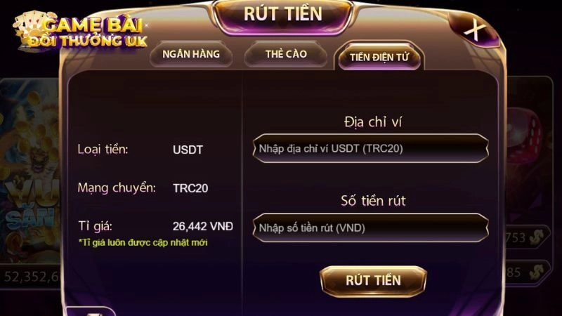 rút tiền Gemwin